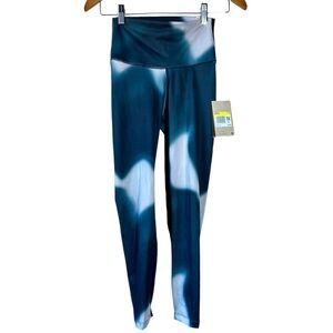 Nike Yoga Dri-Fit 7/8 Leggings Women’s S Blue Training Gradient-Dye